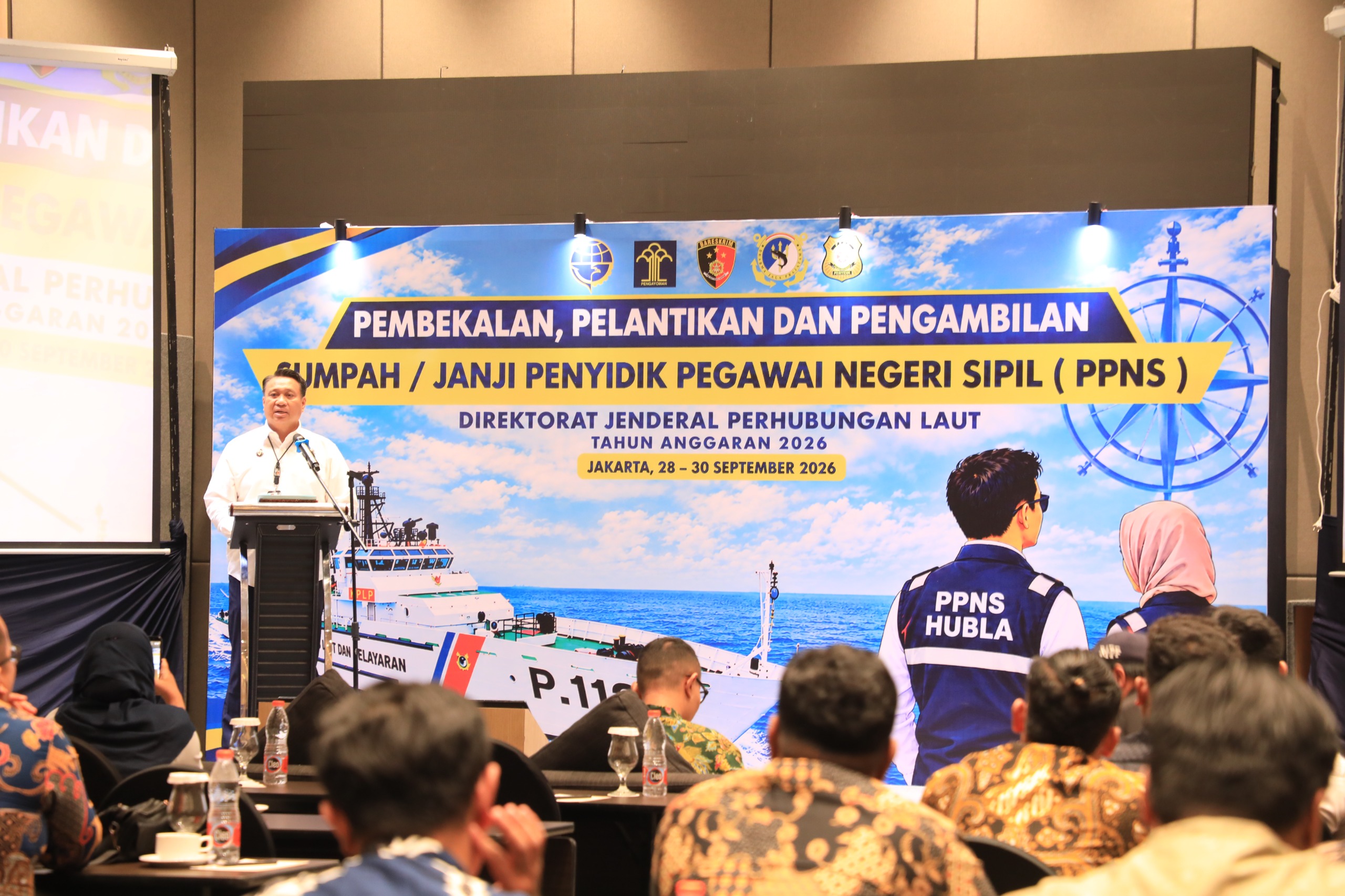 53 PPNS Ditjen Perhubungan Laut Resmi Dilantik, Perkuat Penegakan Hukum di Bidang Pelayaran